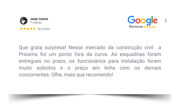 Prissma Google Review 2